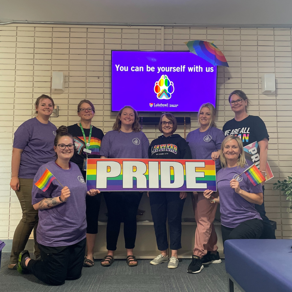 Lakehead University Student Health and Wellness Is Celebrating Pride Month!