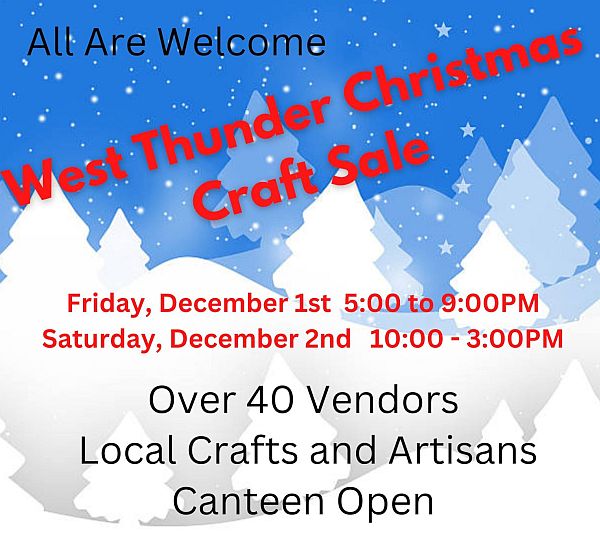 West Thunder Community Centre Annual Christmas Craft And Artisan Market